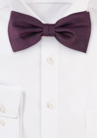 Wood Grain Weave Bow Tie in Wine