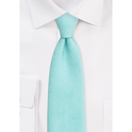 Wood Grain Textured Tie in Spa