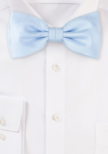 Wood Grain Bowtie in Ice Blue