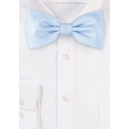 Wood Grain Bowtie in Ice Blue