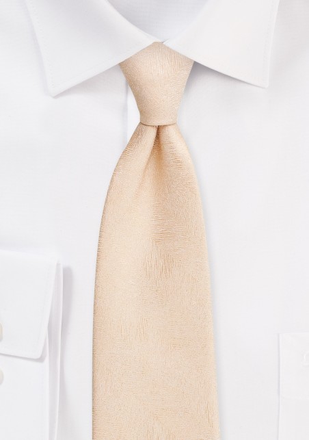 Wood Grain Weave Tie in Golden Wheat