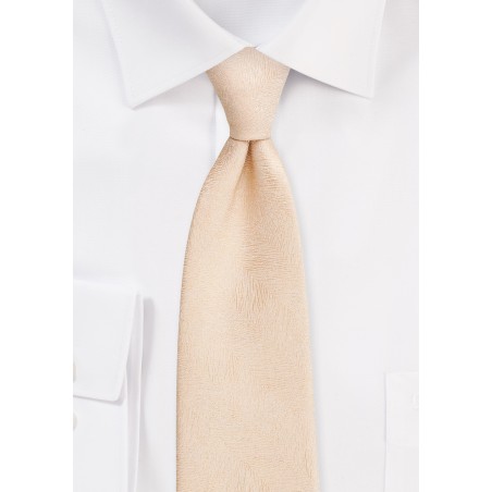 Wood Grain Weave Tie in Golden Wheat
