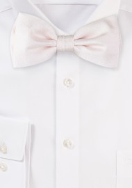 Wood Grain Bowtie in Blush Pink