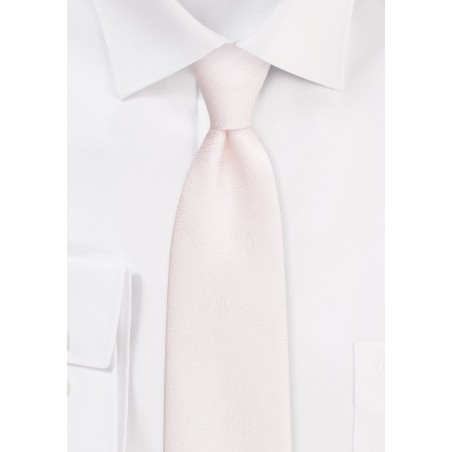 Wood Grain Textured Tie in Blush
