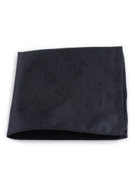 Grain Textured Hanky in Matte Black