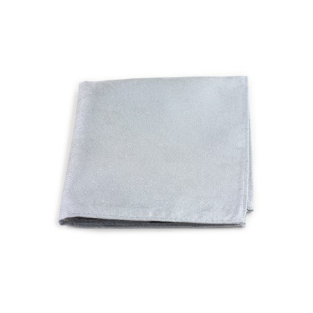 Sterling Silver Hanky | Wood Grain Texture Hanky in Sterling Silver Color