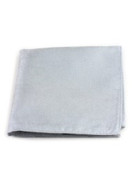 Wood Grain Textured Pocket Square in Sterling Silver