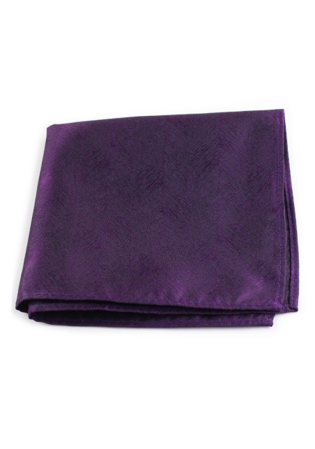 Wood Grain Textured Pocket Square in Purple