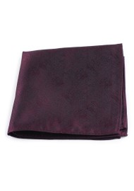 Wine Red Hanky | textured Hanky in Wine Red