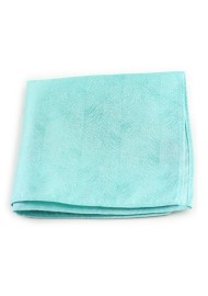 Wood Grain Textured Pocket Square Hanky in Spa