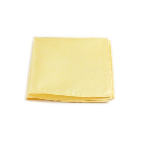 Wood Grain Textured Pocket Square Hanky in Teal Spring Yellow