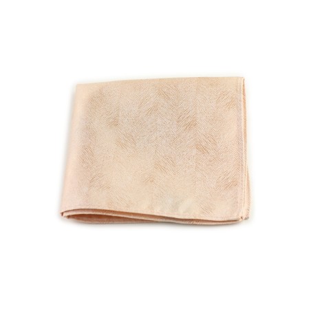 Wood Grain Textured Hanky in Golden Wheat