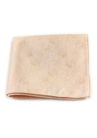 Wood Grain Textured Hanky in Golden Wheat