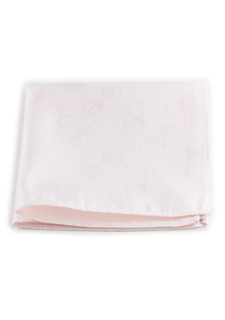 Blush Print Grain Textured Pocket Square