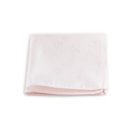 Blush Print Grain Textured Pocket Square