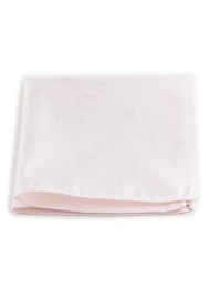 Blush Print Grain Textured Pocket Square