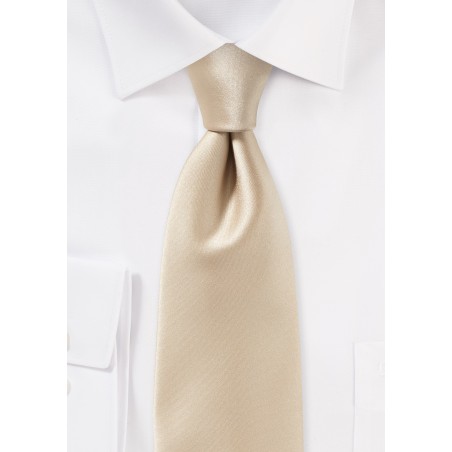 Golden Champagne Mens Tie