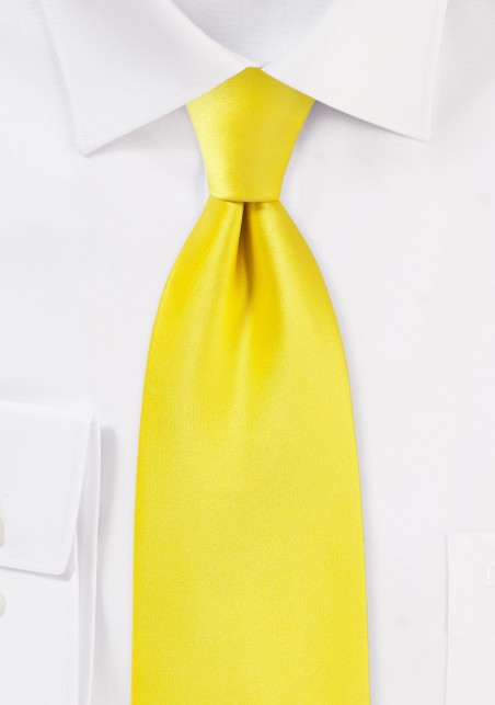 Canary Yellow Necktie