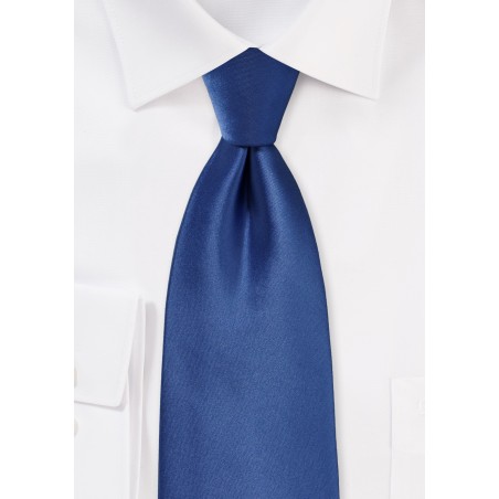 Solid Cobalt Blue Boys Tie