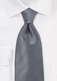 Smoke Gray Mens Tie
