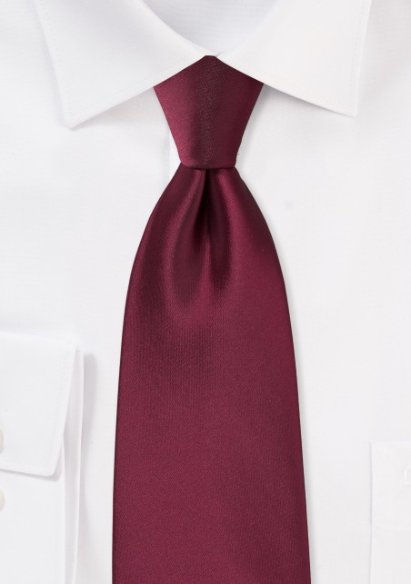 Claret Red Kids Tie