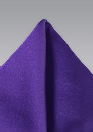 Solid Regency Purple Pocket Square
