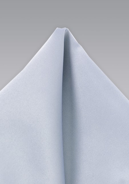 Solid Silver Pocket Square