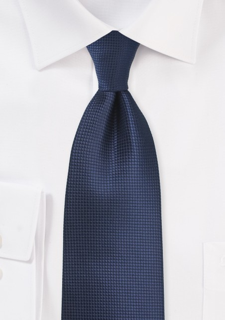 Kids Tie in Dark Navy Blue Color
