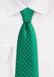 Kelly Green Polka Dot Hanky