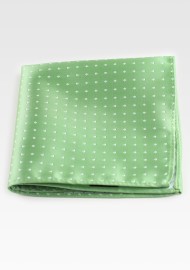 Light Green Polka Dot Hanky