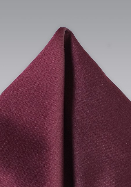 Plum Colored Pocket Square