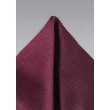 Plum Colored Pocket Square