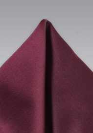 Plum Colored Pocket Square