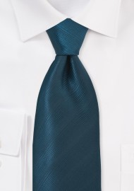 Dark Teal Blue Kids Necktie