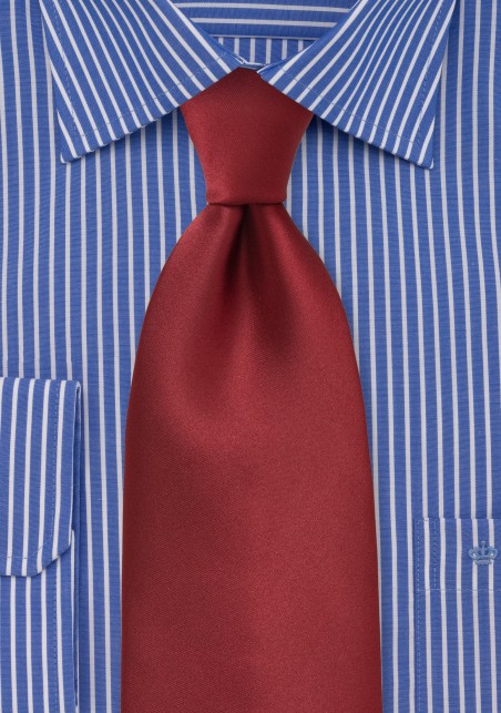 Cranberry Red Tie