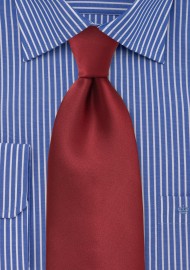 Cranberry Red Tie