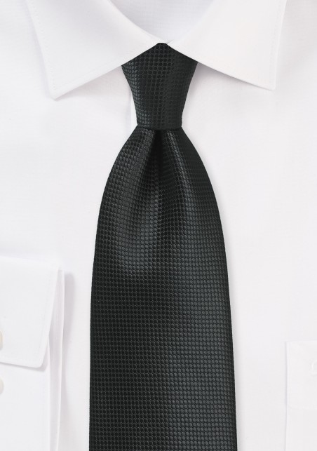 Jet Black Kids Necktie