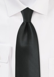 Jet Black Kids Necktie