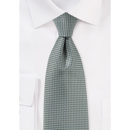 Textured Tie in Gray