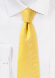 Canary Yellow Skinny Tie