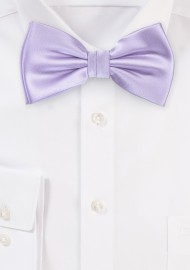 Soft Lavender Color Bow Tie