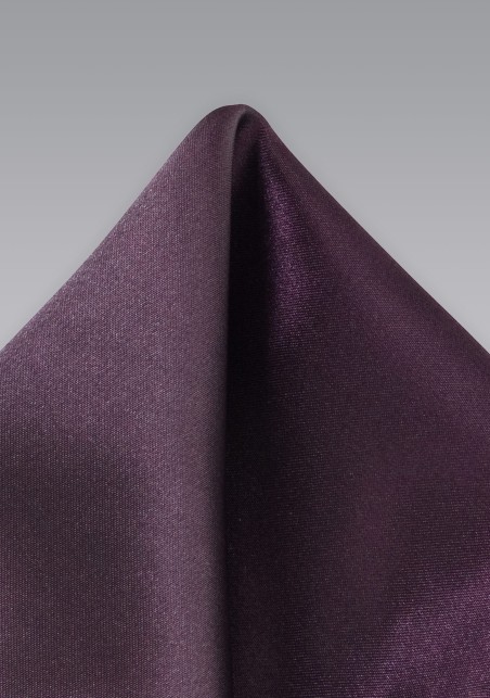 Solid Pocket Square in Berry Color