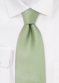 Extra Long Ties - Light apple green XL necktie