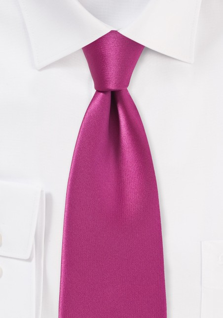Vibrant Fuschia Necktie