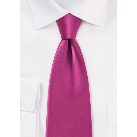 Vibrant Fuschia Necktie
