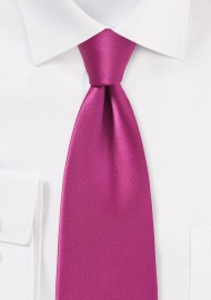 Vibrant Fuschia Necktie