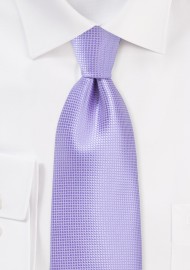 XL Length Tie in Violet Tulip