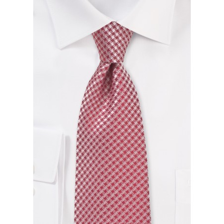 Dark Coral Red Necktie