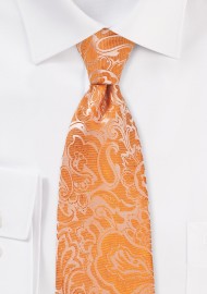 Tangelo Paisley Tie in Kids Size