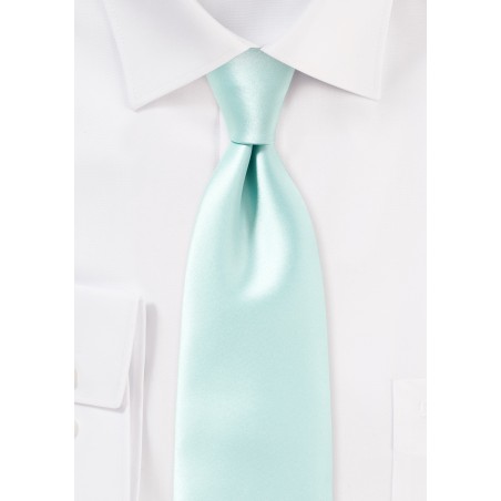 Pale Mint Green Necktie
